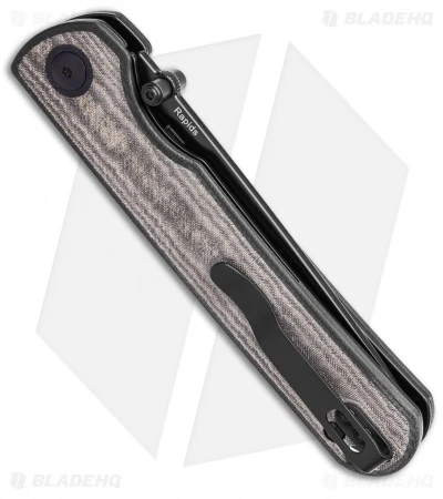 Kizer Rapids Liner Lock Knife Black G-10/Green Micarta (3.5" Black) Kizer Rapids Liner Lock Knife Black G-10/Green Micarta (3.5" Black) -Blade HQ Store Kizer Rapids V3594C2 BHQ 137140 td side