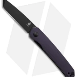 Kizer SS1 Liner Lock Flipper Knife Tanto Purple G-10 (3.5" Black) V3603C1