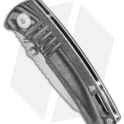 Kizer Shard Liner Lock Knife Black Micarta (2.25" Stonewash) V2531N2 -Blade HQ Store Kizer Shard Liner Lock Knife Micarta 2.25 Black V2531N2 BHQ 119999 LS Spine