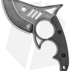 Kizer Shark Tooth Fixed Blade Knife Carbon Fiber (2.6" Black SW) 1043N2