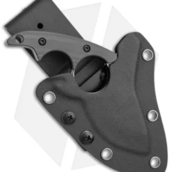 Kizer Shark Tooth Fixed Blade Knife Carbon Fiber (2.6" Black SW) 1043N2 -Blade HQ Store Kizer Shark Tooth Fixed Blade CF Black SW BHQ 122069 jr sheath