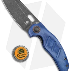 Kizer Sheepdog Liner Lock Thumb Hole Denim Micarta (3.25" Black SW) V4488C2 -Blade HQ Store Kizer Sheepdog C01C LL Denim Black SW BHQ 145739 jr bottlecap