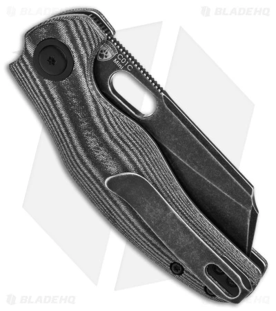 Kizer Mini Sheepdog C01 Slip Joint Black Micarta (2.6" Black SW) KI3488C6 Kizer Mini Sheepdog C01 Slip Joint Black Micarta (2.6" Black SW) KI3488C6 -Blade HQ Store Kizer Sheepdog C01C Mini LL Black Micarta 2in Black SW BHQ 145863 td side