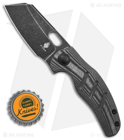 Kizer Mini Sheepdog C01 Slip Joint Black Micarta (2.6" Black SW) KI3488C6 Kizer Mini Sheepdog C01 Slip Joint Black Micarta (2.6" Black SW) KI3488C6 -Blade HQ Store Kizer Sheepdog C01C Mini LL Black Micarta 2in Black SW BHQ 145863 td size