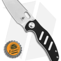 Kizer Mini Sheepdog C01C Folding Knife Black/White G-10 (2.6" Satin) KI3488C7 -Blade HQ Store Kizer Sheepdog C01C Mini LL Black White 2in Satin BHQ 145868 td size