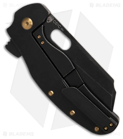Kizer Sheepdog Frame Lock Knife Black Titanium (4" Black SW) Ki5488A1 Kizer Sheepdog Frame Lock Knife Black Titanium (4" Black SW) Ki5488A1 -Blade HQ Store Kizer Sheepdog Frame Lock Knife Black Titanium 4in Black SW BHQ 180475 td side