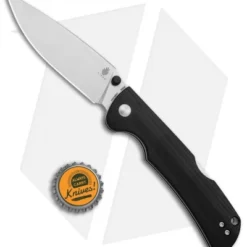 Kizer Slicer Lockback Knife Black G-10 (3.51" Satin) V4538N1 -Blade HQ Store Kizer Slicer LB Black G 10 SW V4538N1 BHQ 122836 jr bottlecap