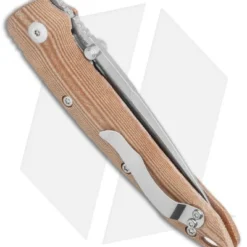 Kizer Sliver Sunburst Liner Lock Knife Natural Micarta (3.5" Stonewash) Ki4419A5 -Blade HQ Store Kizer Sliver Sunburst Liner Lock Knife Natural Micarta 3.5 Stonewash Ki4419A5 BHQ 117158 LS Side 2