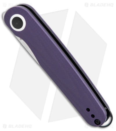 Kizer Azo Squidward Liner Lock Knife Purple G-10 (2.75" Satin) V3604C1 Kizer Azo Squidward Liner Lock Knife Purple G-10 (2.75" Satin) V3604C1 -Blade HQ Store Kizer Squidward Azo Purple G 10 Satin BHQ 144097 jr spine