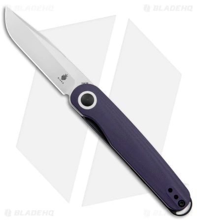 Kizer Azo Squidward Liner Lock Knife Purple G-10 (2.75" Satin) V3604C1 Kizer Azo Squidward Liner Lock Knife Purple G-10 (2.75" Satin) V3604C1 -Blade HQ Store Kizer Squidward Azo Purple G 10 Satin BHQ 144097 jr