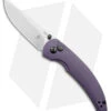 Kizer Swaggs Chili Pepper Button Lock Knife Purple G-10 (3" Satin 154CM)