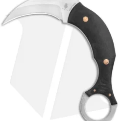 Kizer Tiger Claw Karambit Fixed Blade Knife Black G-10 (1.4" SW) 1041
