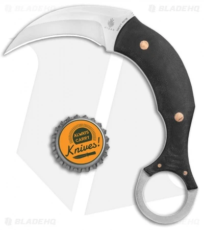 Kizer Tiger Claw Karambit Fixed Blade Knife Black G-10 (1.4" SW) 1041 Kizer Tiger Claw Karambit Fixed Blade Knife Black G-10 (1.4" SW) 1041 -Blade HQ Store Kizer Tiger Claw Karambit Black G 10 SW BHQ 121109 jr bottlecap