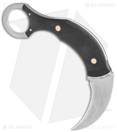 Kizer Tiger Claw Karambit Fixed Blade Knife Black G-10 (1.4" SW) 1041 Kizer Tiger Claw Karambit Fixed Blade Knife Black G-10 (1.4" SW) 1041 -Blade HQ Store Kizer Tiger Claw Karambit Black G 10 SW BHQ 121109 jr spine