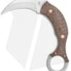 Kizer Tiger Claw Karambit Fixed Blade Knife Brown Micarta (1.4" SW) 1041 2 Kizer Tiger Claw Karambit Fixed Blade Knife Brown Micarta (1.4" SW) 1041 -Blade HQ Store Kizer Tiger Claw Karambit Brown Micarta SW BHQ 121108 jr