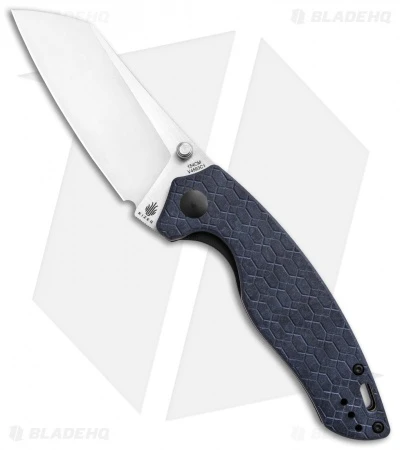 Kizer Azo Towser K Liner Lock Knife Blue Richlite (3.5" Satin) Kizer Azo Towser K Liner Lock Knife Blue Richlite (3.5" Satin) -Blade HQ Store Kizer Towser K V4593C1 BHQ 137141 td jr