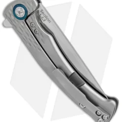 Kizer Uli Hennicke Sealion Frame Lock Knife Titanium (3.3" Satin) Ki4509 -Blade HQ Store Kizer Uli Hennicke Sealion ti satin Ki4509 BHQ 52402 er side