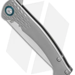 Kizer Uli Hennicke Sealion Frame Lock Knife Titanium (3.3" Satin) Ki4509 -Blade HQ Store Kizer Uli Hennicke Sealion ti satin Ki4509 BHQ 52402 er spine