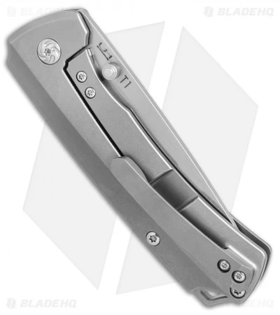Kizer Uli Hennicke T1 Frame Lock Knife Titanium (3.2" Stonewash) Ki3490 Kizer Uli Hennicke T1 Frame Lock Knife Titanium (3.2" Stonewash) Ki3490 -Blade HQ Store Kizer Uli Hennicke TI sw Ki3490 BHQ 52397 er side