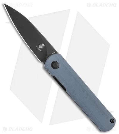 Kizer Vanguard Feist Front Flipper Knife Gray G-10 (2.8" Black) - BD1N Kizer Vanguard Feist Front Flipper Knife Gray G-10 (2.8" Black) - BD1N -Blade HQ Store Kizer Vangard Lundquist Feist Gray G 10 Black V3499E9 BHQ 118280 jr
