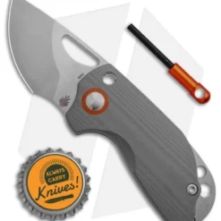 Kizer Vangard Yue/Azo Catshark Folding Knife Gray G-10 (2" SW) V2561-A -Blade HQ Store Kizer Vangard Yue Azo Catshark Folding Knife Gray G 10 2in SW BHQ 121114 td size