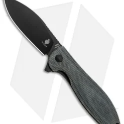 Kizer Vanguard Azo Infinity Liner Lock Knife Black Micarta (3" Black) V3579