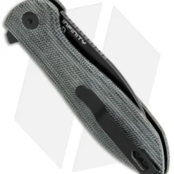 Kizer Vanguard Azo Infinity Liner Lock Knife Black Micarta (3" Black) V3579 4 Kizer Vanguard Azo Infinity Liner Lock Knife Black Micarta (3" Black) V3579 -Blade HQ Store Kizer Vanguard Azo Infinity LL Black Micarta Black V3579N1 BHQ 121139 jr side