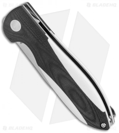 Kizer Vangard Azo Infinity Liner Lock Knife Black/White G-10 (3" Satin) Kizer Vangard Azo Infinity Liner Lock Knife Black/White G-10 (3" Satin) -Blade HQ Store Kizer Vanguard Azo Infinity LL Black White G 10 Satin V3579N2 BHQ 121140 jr spine
