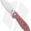 Kizer Vanguard Azo Infinity Liner Lock Knife Red Micarta (3" Satin) -Blade HQ Store Kizer Vanguard Azo Infinity LL Red Micarta Satin BHQ 135598 jr