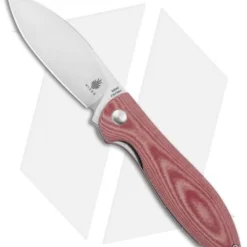 Kizer Vanguard Azo Infinity Liner Lock Knife Red Micarta (3" Satin)