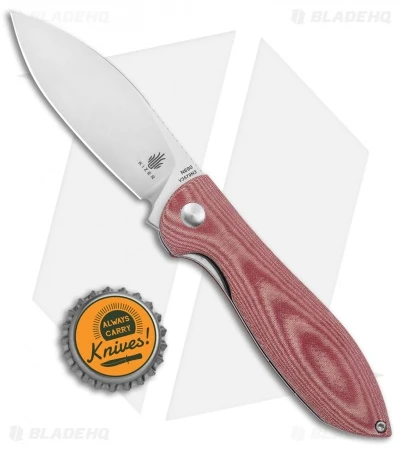 Kizer Vanguard Azo Infinity Liner Lock Knife Red Micarta (3" Satin) Kizer Vanguard Azo Infinity Liner Lock Knife Red Micarta (3" Satin) -Blade HQ Store Kizer Vanguard Azo Infinity LL Red Micarta Satin BHQ 135598 jr bottlecap