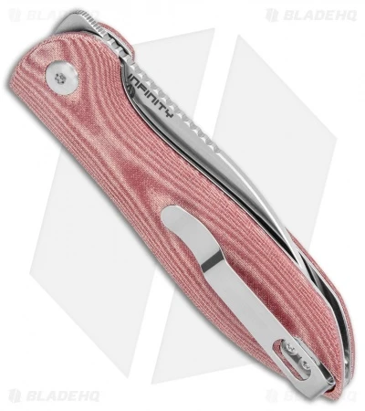 Kizer Vanguard Azo Infinity Liner Lock Knife Red Micarta (3" Satin) Kizer Vanguard Azo Infinity Liner Lock Knife Red Micarta (3" Satin) -Blade HQ Store Kizer Vanguard Azo Infinity LL Red Micarta Satin BHQ 135598 jr side