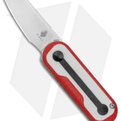 Kizer Azo/Liz Mini Bay Detent Slip Joint Knife Red G-10 (1.9" Satin)