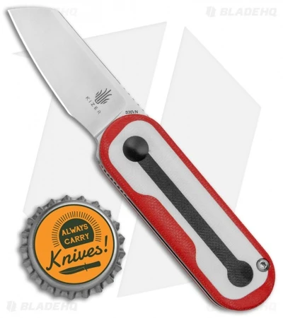 Kizer Azo/Liz Mini Bay Detent Slip Joint Knife Red G-10 (1.9" Satin) Kizer Azo/Liz Mini Bay Detent Slip Joint Knife Red G-10 (1.9" Satin) -Blade HQ Store Kizer Vanguard Azo Liz Mini Bay Detent SJ Red G 10 Satin BHQ 121147 jr bottlecap 2