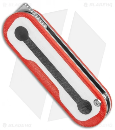 Kizer Azo/Liz Mini Bay Detent Slip Joint Knife Red G-10 (1.9" Satin) Kizer Azo/Liz Mini Bay Detent Slip Joint Knife Red G-10 (1.9" Satin) -Blade HQ Store Kizer Vanguard Azo Liz Mini Bay Detent SJ Red G 10 Satin BHQ 121147 jr spine 2