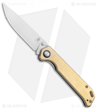 Kizer Vanguard Brass Begleiter Liner Lock Knife (3.5" Stonewash) Kizer Vanguard Brass Begleiter Liner Lock Knife (3.5" Stonewash) -Blade HQ Store Kizer Vanguard Brass Begleiter Liner Lock Knife 3.5 Stonewash BHQ 113210 LS