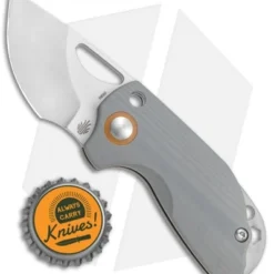 Kizer Vanguard Catshark Slip Joint Knife Gray G-10 (1.9" Satin) -Blade HQ Store Kizer Vanguard Catshark SJ Gray G 10 Satin BHQ 121173 jr bottlecap