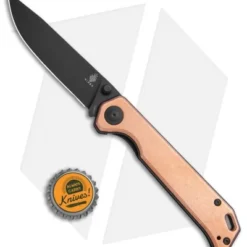 Kizer Vanguard Copper Begleiter Liner Lock Knife (3.5" Black) -Blade HQ Store Kizer Vanguard Copper Begleiter LL Black BHQ 113207 jr bottlecap