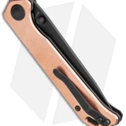 Kizer Vanguard Copper Begleiter Liner Lock Knife (3.5" Black) -Blade HQ Store Kizer Vanguard Copper Begleiter LL Black BHQ 113207 jr side