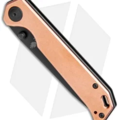 Kizer Vanguard Copper Begleiter Liner Lock Knife (3.5" Black) -Blade HQ Store Kizer Vanguard Copper Begleiter LL Black BHQ 113207 jr spine