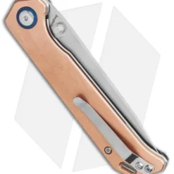 Kizer Vanguard Copper Begleiter Liner Lock Knife (3.5" Stonewash) -Blade HQ Store Kizer Vanguard Copper Begleiter Liner Lock Knife 3.5 Stonewash BHQ 113208 LS Side