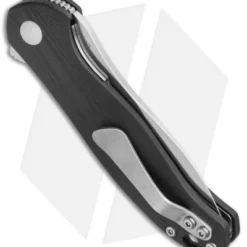 Kizer Vanguard Cucchiara Bad Dog Flipper Knife Black G-10 (3" Stonewash) V3463A1 4 Kizer Vanguard Cucchiara Bad Dog Flipper Knife Black G-10 (3" Stonewash) V3463A1 -Blade HQ Store Kizer Vanguard Cucchiara Bad Dog Black G 10 SW V3463A1 BHQ 50468 jr side