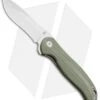 Kizer Vanguard Cucchiara Bad Dog Flipper Knife Green G-10 (3" Stonewash) V3463A2 -Blade HQ Store Kizer Vanguard Cucchiara Bad Dog Green G 10 SW V3463A2 BHQ 50469 jr