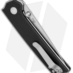 Kizer Vanguard Domin Mini Liner Lock Folding Knife Black G-10 (2.9" Stonewash) -Blade HQ Store Kizer Vanguard Domin Mini LL Black SW V3516N2 BHQ 93988 jr side