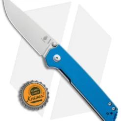 Kizer Vanguard Domin Mini Liner Lock Folding Knife Blue (2.9" Stonewash) -Blade HQ Store Kizer Vanguard Domin Mini LL Blue SW V3516N2 BHQ 93991 jr bottlecap