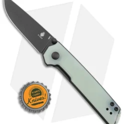 Kizer Vanguard Domin Mini Liner Lock Folding Knife Jade G-10 (2.9" Black) -Blade HQ Store Kizer Vanguard Domin Mini LL Jade G 10 Black BHQ 156369 jr bottlecap
