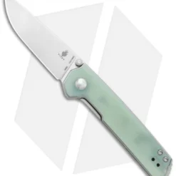 Kizer Vanguard Domin Mini Liner Lock Folding Knife Jade G-10 (2.9" SW) Bearings