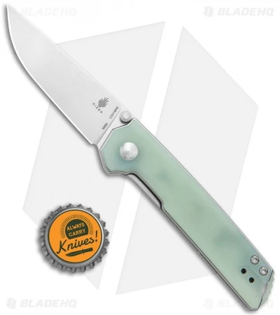 Kizer Vanguard Domin Mini Liner Lock Folding Knife Jade G-10 (2.9" SW) Bearings Kizer Vanguard Domin Mini Liner Lock Folding Knife Jade G-10 (2.9" SW) Bearings -Blade HQ Store Kizer Vanguard Domin Mini LL Jade G 10 SW V3516N5 BHQ 122454 jr bottlecap