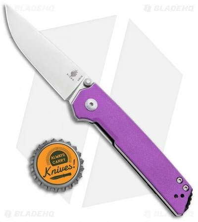 Kizer Vanguard Domin Mini Liner Lock Folding Knife Purple G-10 (2.9" Stonewash) Kizer Vanguard Domin Mini Liner Lock Folding Knife Purple G-10 (2.9" Stonewash) -Blade HQ Store Kizer Vanguard Domin Mini LL Pink G 10 SW BHQ 93992 jr bottlecap