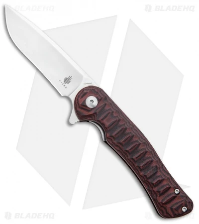 Kizer Vanguard Dukes Liner Lock Flipper Knife Black/Red G-10 (3" Satin) V3466N2 Kizer Vanguard Dukes Liner Lock Flipper Knife Black/Red G-10 (3" Satin) V3466N2 -Blade HQ Store Kizer Vanguard Dukes LL Black Red G 10 Satin V3466N2 BHQ 36951 jr 1